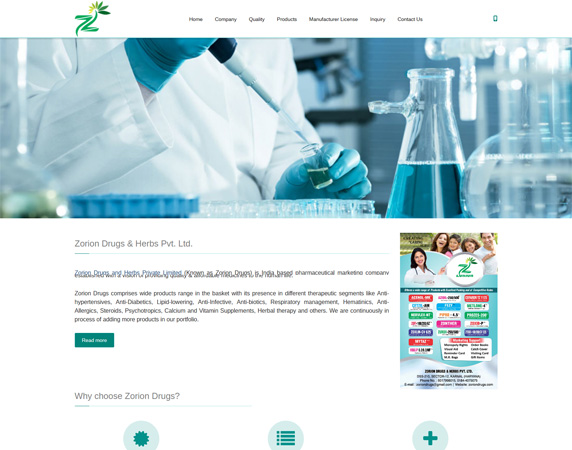 Zorion Drugs & Herbs Pvt. Ltd.